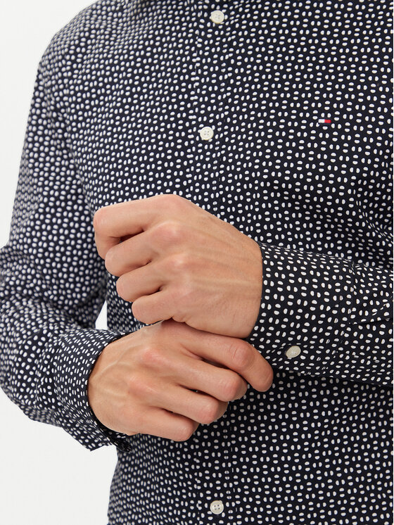 Tommy Hilfiger Tommy Hilfiger Košulja MW0MW36870 Tamnoplava Slim Fit