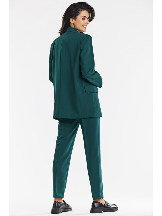 Awama Awama Giacca da abito A676 Verde Basic Fit