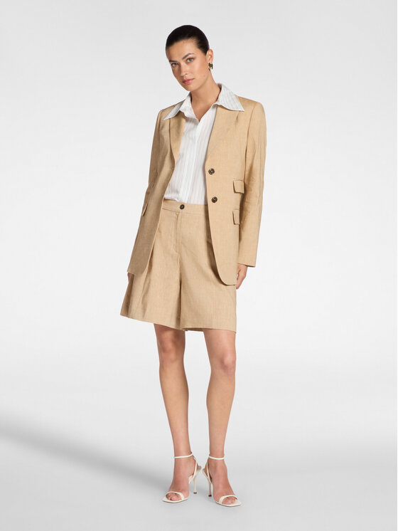 Elena Mirò Elena Mirò Giacca da abito Q142P100086N012 Beige Regular Fit