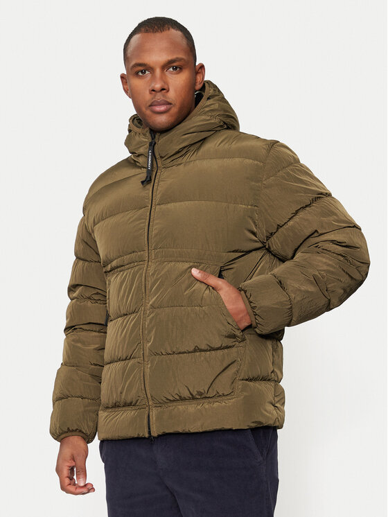 C.P. Company Vatovaná bunda 17CMOW079A005904G Zelená Regular Fit