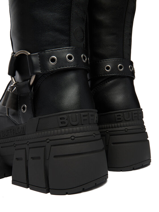 Buffalo Buffalo Stiefel Gospher Biker Hi 1270131 Schwarz
