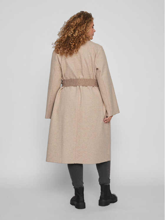 Vila Vila Übergangsmantel 14087814 Beige Regular Fit