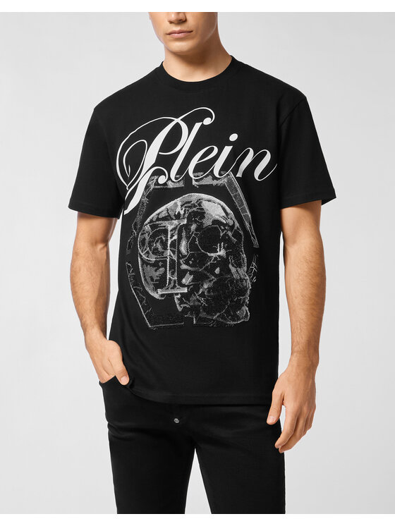 PHILIPP PLEIN PHILIPP PLEIN T-Shirt 27085 Czarny Regular Fit