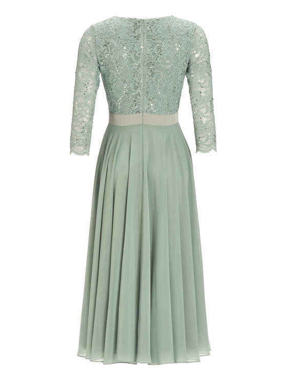 Swing Swing Sukienka koktajlowa 5AE29100 Zielony Regular Fit