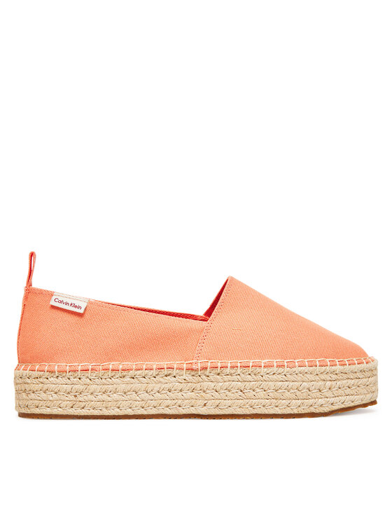 Calvin Klein Jeans Damskie Espadryle, rozmiar 37, Pomarańczowy, Platform Espadrille Ml Cs YW0YW01871