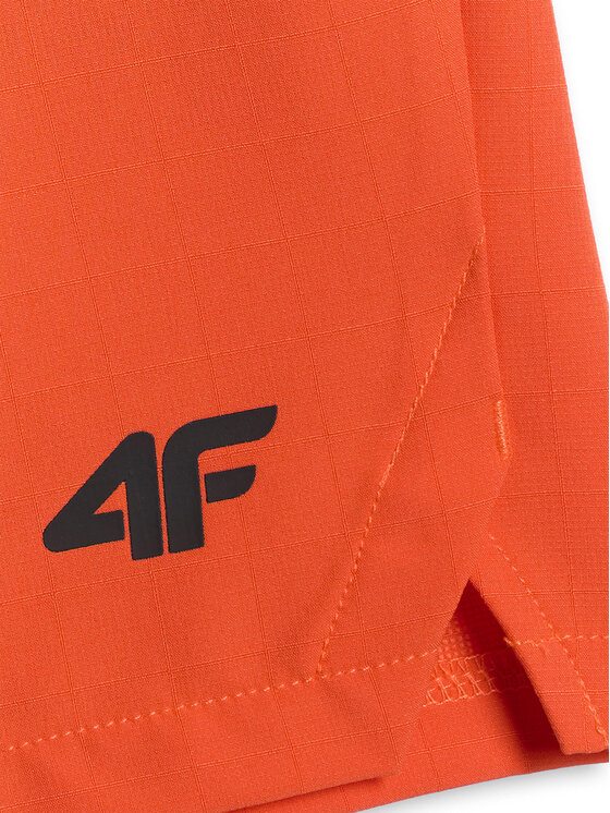 4F 4F Szorty sportowe ATHLETIC Pomarańczowy Regular Fit