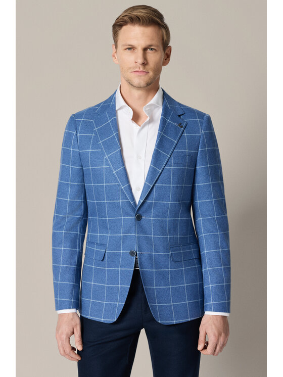 Lancerto Lancerto Marynarka Sabbioneta MA131126000029 Niebieski Regular Fit