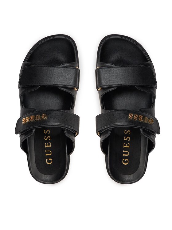 Guess Guess Klapki Fabulon FLJFBU ELE19 Czarny