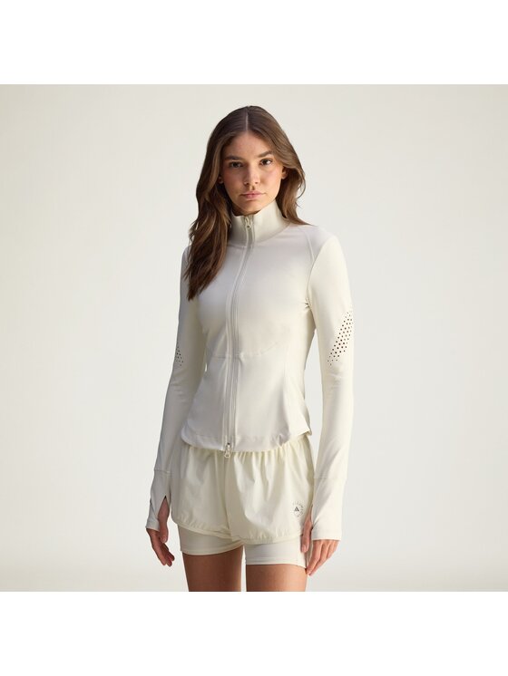 adidas by Stella McCartney adidas by Stella McCartney Kurtka do biegania By Stella McCartney Training Midlayer Beżowy Slim Fit
