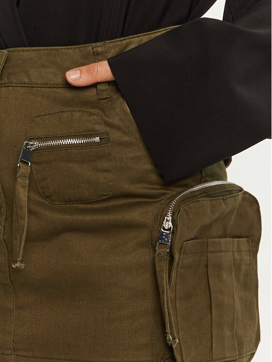 Silvian Heach Silvian Heach Mini krilo GPA24015MG Zelena Regular Fit