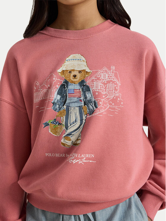 Polo Ralph Lauren Polo Ralph Lauren Džemperis ar kapuci 313A11783002 Rozā Regular Fit