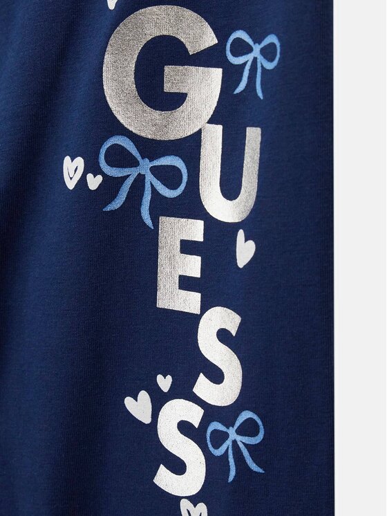 Guess Kids Guess Kids Spodnie materiałowe 180931 Niebieski Regular Fit