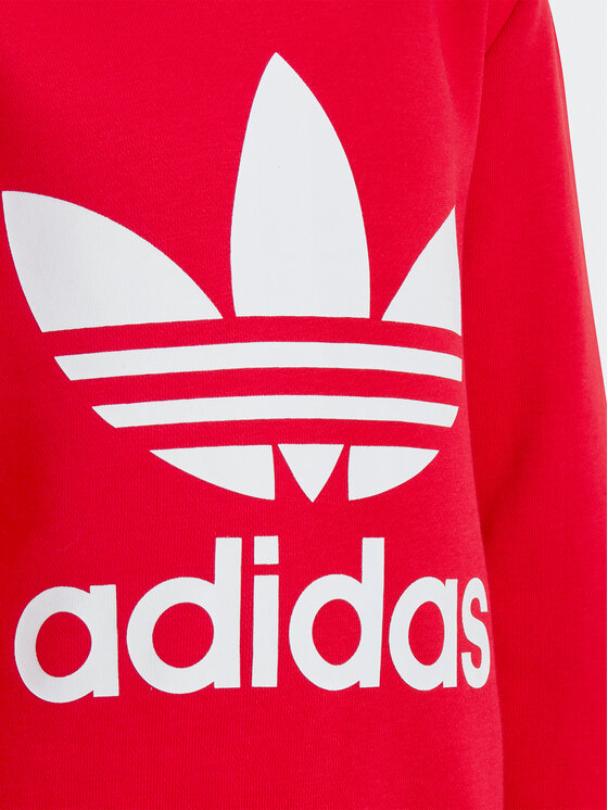 Tuta Adicolor Crew Set IC9155 Rosso Regular Fit