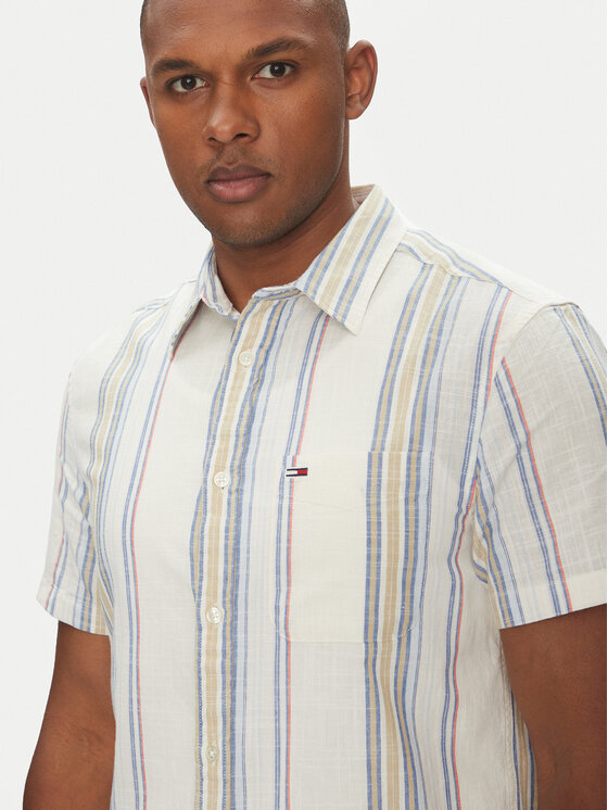 Tommy Jeans Tommy Jeans Koszula DM0DM21302 Beżowy Regular Fit