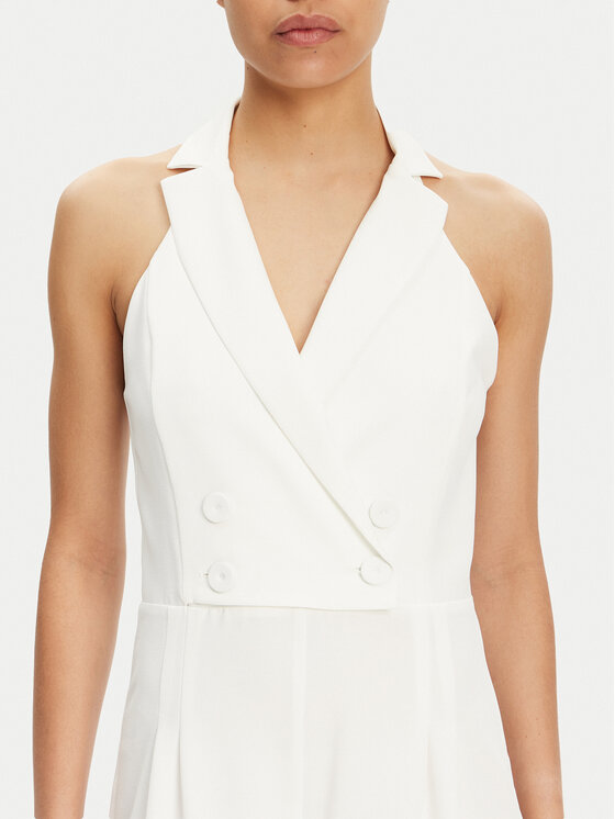 Patrizia Pepe Patrizia Pepe Ολόσωμη φόρμα 2T0088 A411 Λευκό Regular Fit