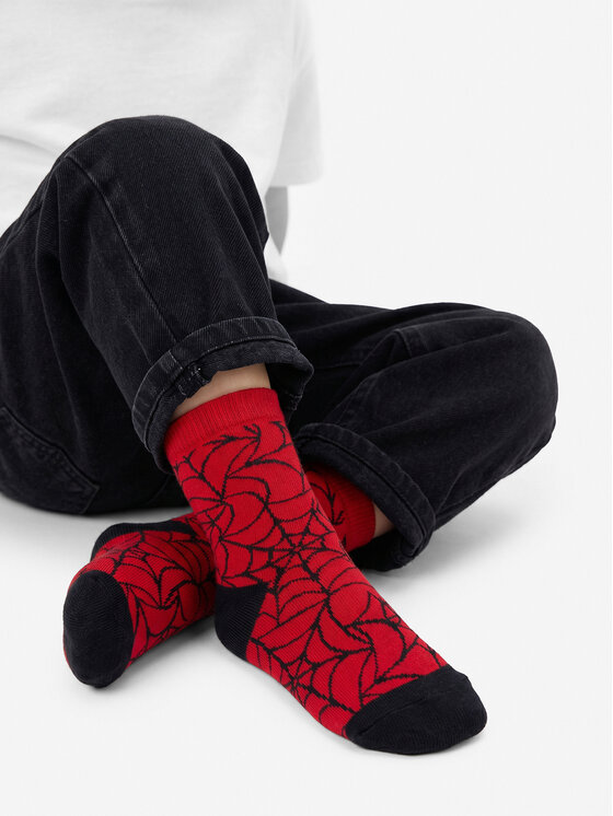 Spiderman Ultimate Spiderman Ultimate Pikad sokid CEO-ACCCS-AW26-225SPRMV(3-PACK) Värviline