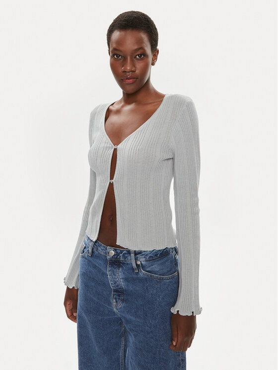 Brave Soul Brave Soul Kardigan LKC-364RIPLEYGRY Šedá Straight Fit
