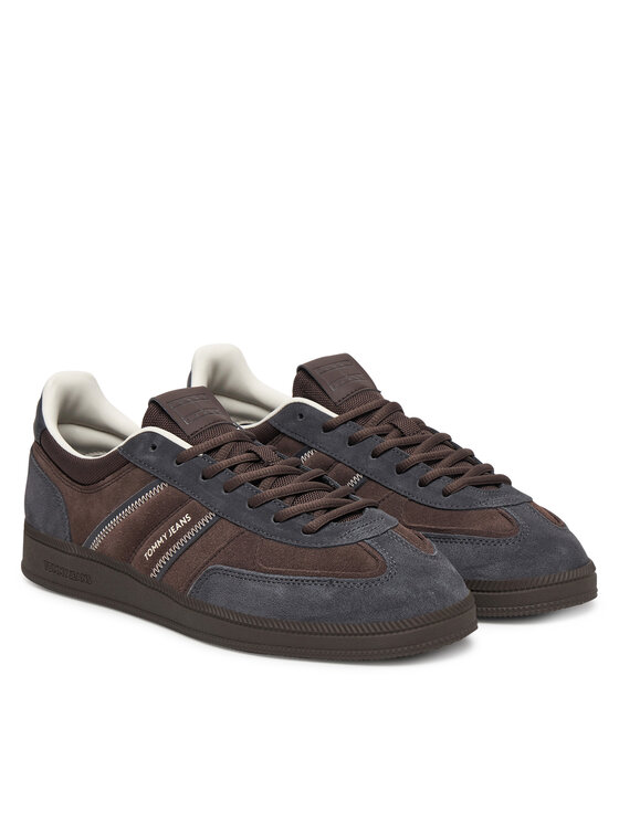 Tommy Jeans Tommy Jeans Sneakersy The Greenwich Edge Suede EM0EM01662 Brązowy