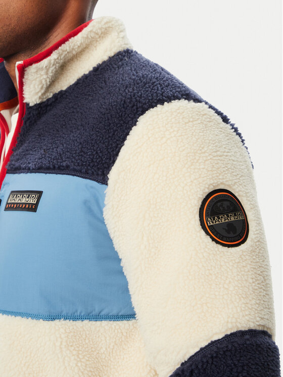 Napapijri Napapijri Polar Yupik NP0A8AZU Kremowy Regular Fit