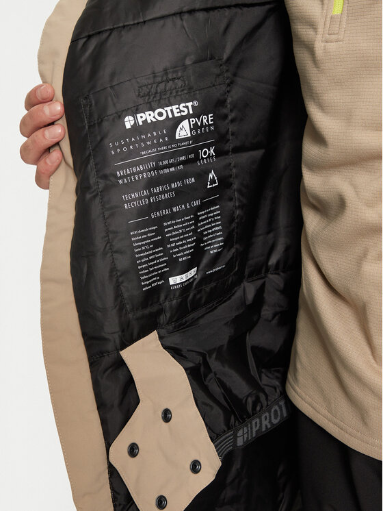 Protest Protest Μπουφάν για σκι Dazzle 6710844 Μπεζ Relaxed Fit