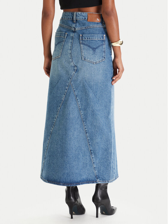 Patrizia Pepe Patrizia Pepe Gonna di jeans 8G0521/D1WZB-CB02 Blu Regular Fit