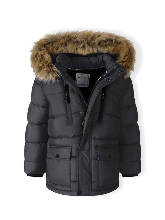 minoti minoti Kurtka zimowa 33COAT506 Szary ciemny Regular Fit