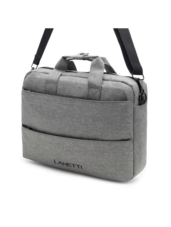 Lanetti Lanetti Τσάντα για laptop LAN-K-011-04L Γκρι