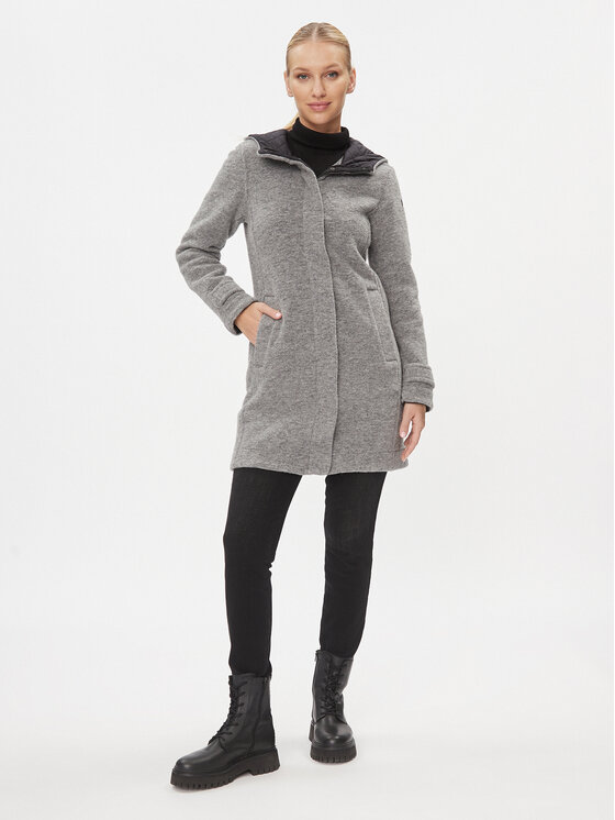 CMP CMP Zimski kaput 33M3946 Siva Regular Fit