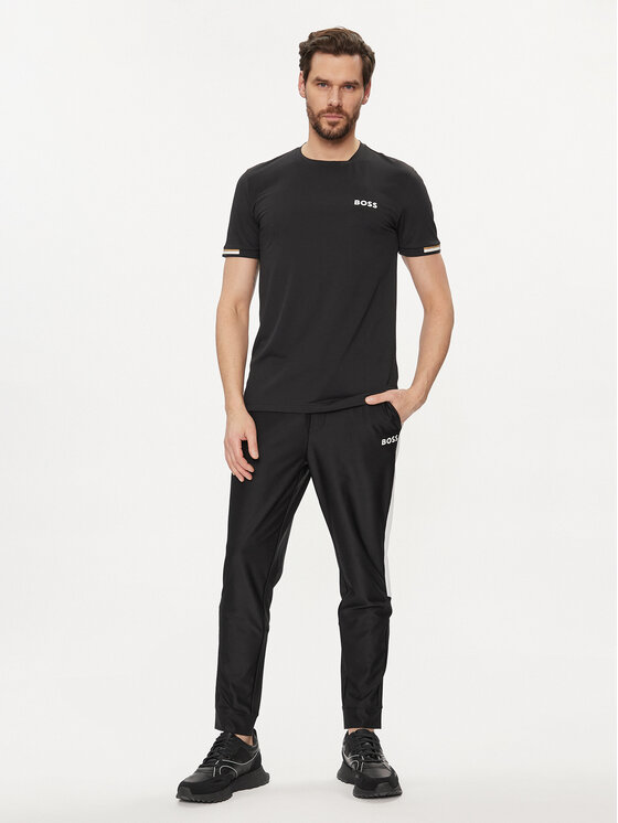 BOSS Boss T-särk MB 50506348 Must Regular Fit