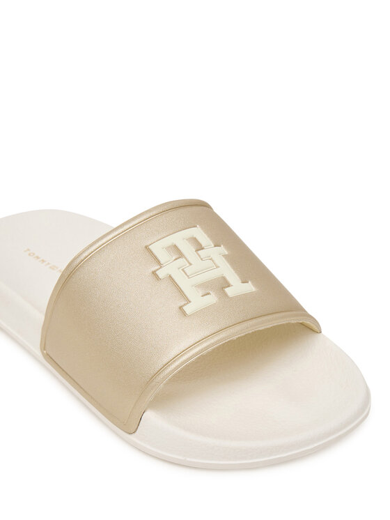 Tommy Hilfiger Tommy Hilfiger Şlapi T3A0-34322-1367 Auriu