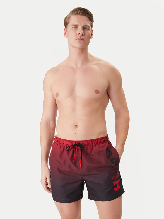 HUGO HUGO Szorty kąpielowe RAY 50555582 Czerwony Regular Fit