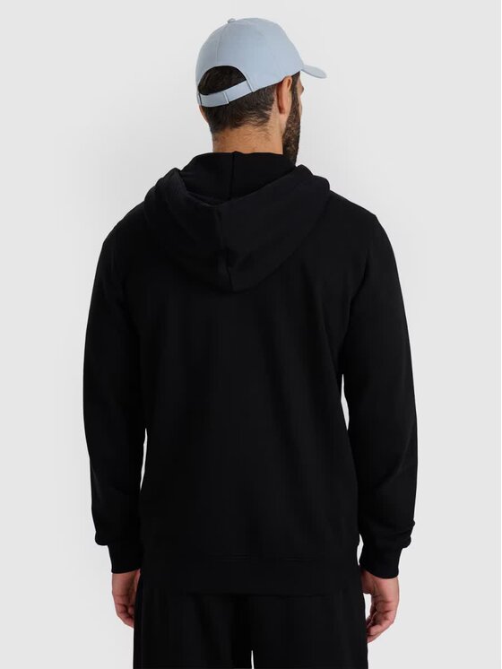 4F 4F Μπλούζα 4FWMM00TSWSM1768-20S Μαύρο Regular Fit