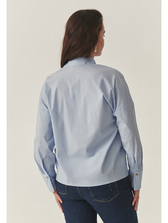 TATUUM TATUUM Bluzka LOTARI Niebieski Oversize