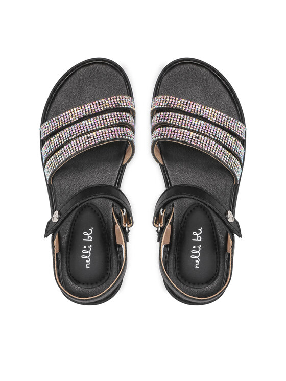 Nelli Blu Nelli Blu Sandály CS1260-40 Černá