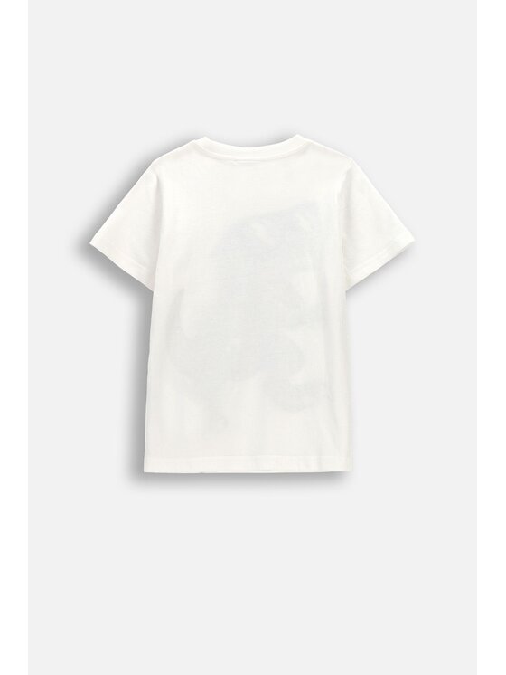 Coccodrillo Coccodrillo T-Shirt WC6143203NBK-003 Écru Regular Fit
