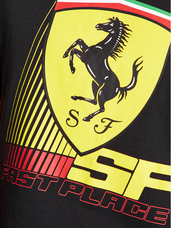 Puma Puma T-Shirt Ferrari Race 620952 Černá Regular Fit