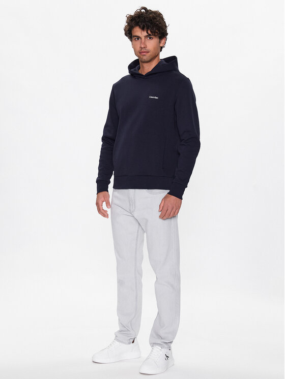 Felpa K10K109927 Blu scuro Regular Fit