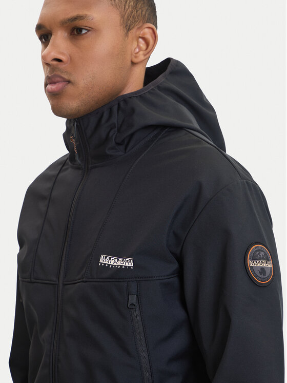 Napapijri Napapijri Giacca di transizione A-Biois NP0A88TN Nero Regular Fit