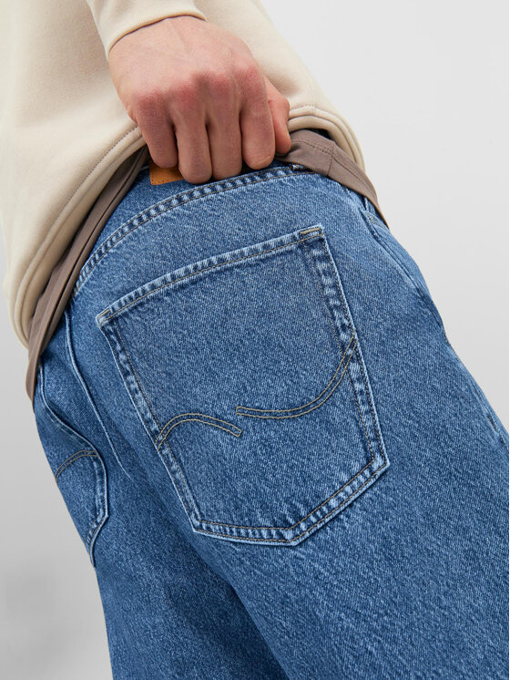 Jack & Jones Jack & Jones Farmer Alex 12236078 Kék Baggy Fit