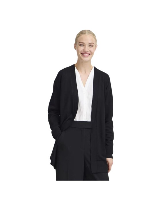 b.young b.young Cardigan Maglia bymorla long cardigan Nero Regular Fit