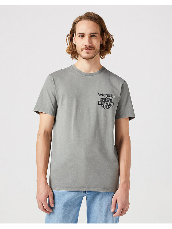 Wrangler Wrangler T-shirt GRAPHIC TEE Grigio Regular Fit