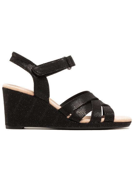 Clarks Clarks Sandále Lafley Leah 261577494 Čierna