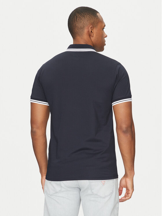Guess Guess T-shirt M2GP34 KARS0 Blu scuro Regular Fit