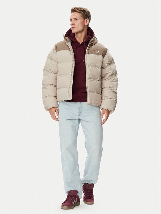 adidas adidas Winterjacke KR7198 Hellbeige Regular Fit