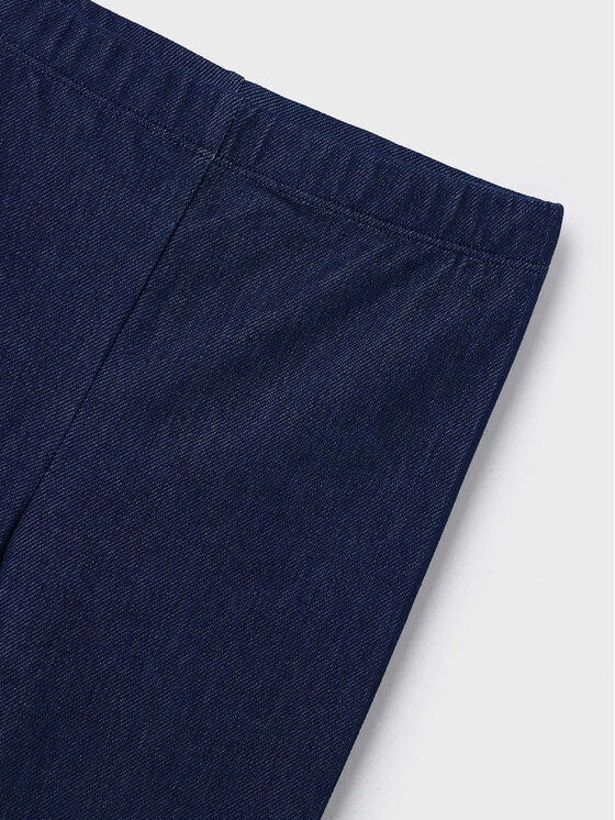 Mayoral Mayoral Komplet majica in legice 3703 Mornarsko modra Slim Fit