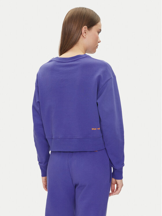 Save The Duck Save The Duck Bluza DF1180W CLEE20 Fioletowy Relaxed Fit