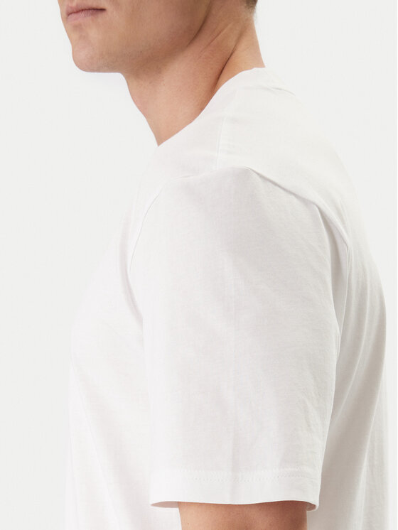 HUGO HUGO Marškinėliai Nayonix 50554382 Balta Regular Fit