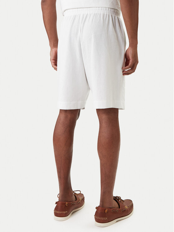 Emporio Armani Emporio Armani Szorty materiałowe EM000681 AF20590 U0002 Biały Regular Fit