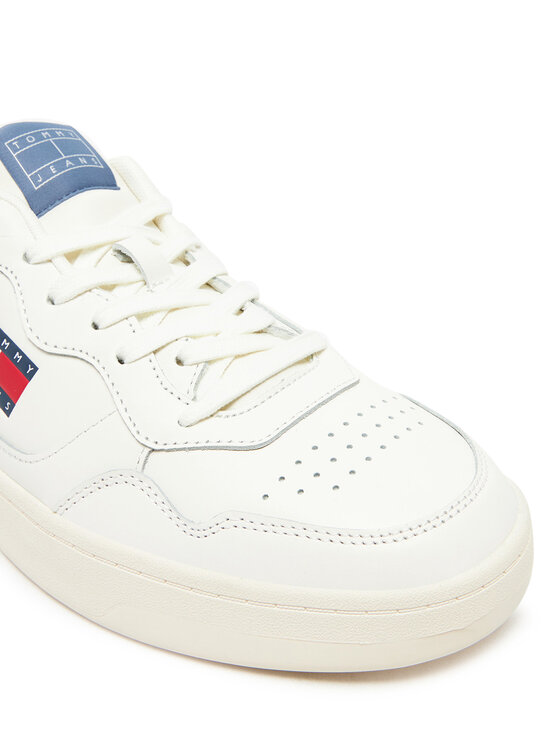 Tommy Jeans Tommy Jeans Sneakersy (New)Tjm Cupsole Leather Ess EM0EM01443 Biały
