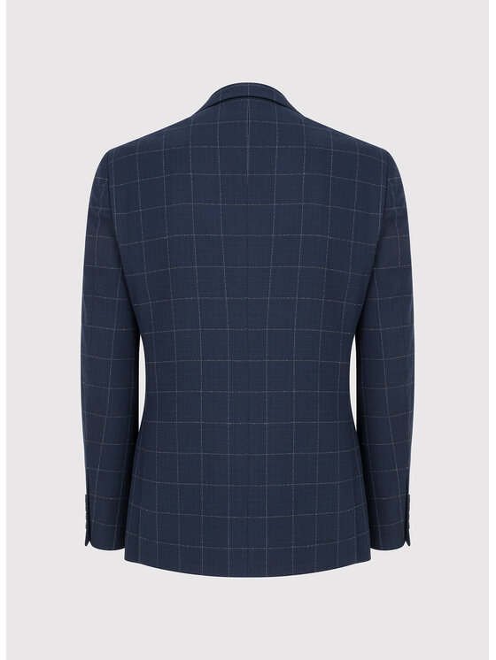 Pako Lorente Pako Lorente Marynarka P24SF-3X-001 Granatowy Slim Fit